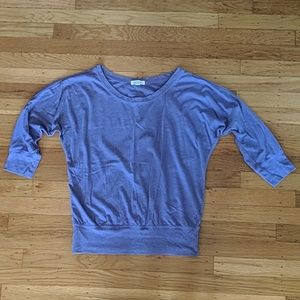 Three quarter sleeve shirt